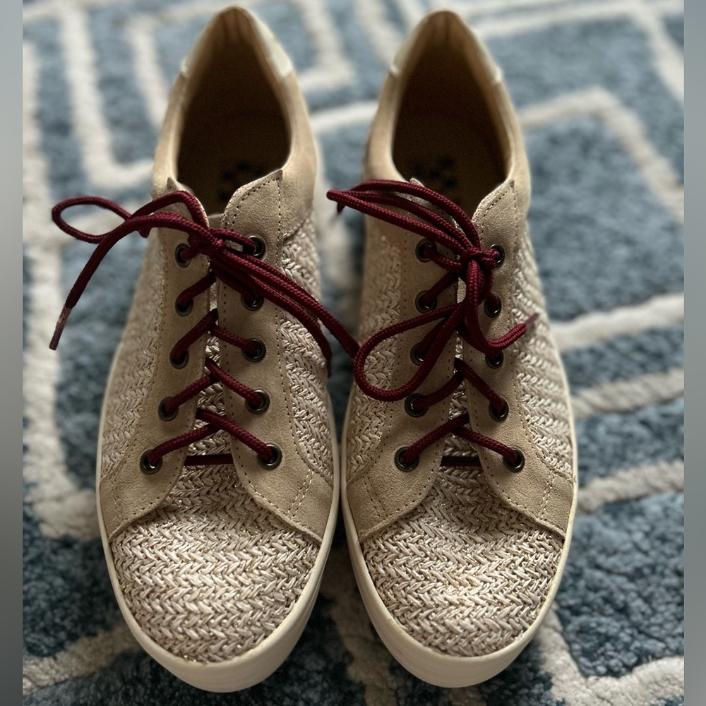 NO NAME tweed platform sneakers